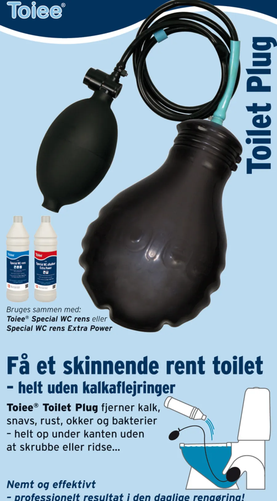 Toiee Rengøringsartikler*WC Plug