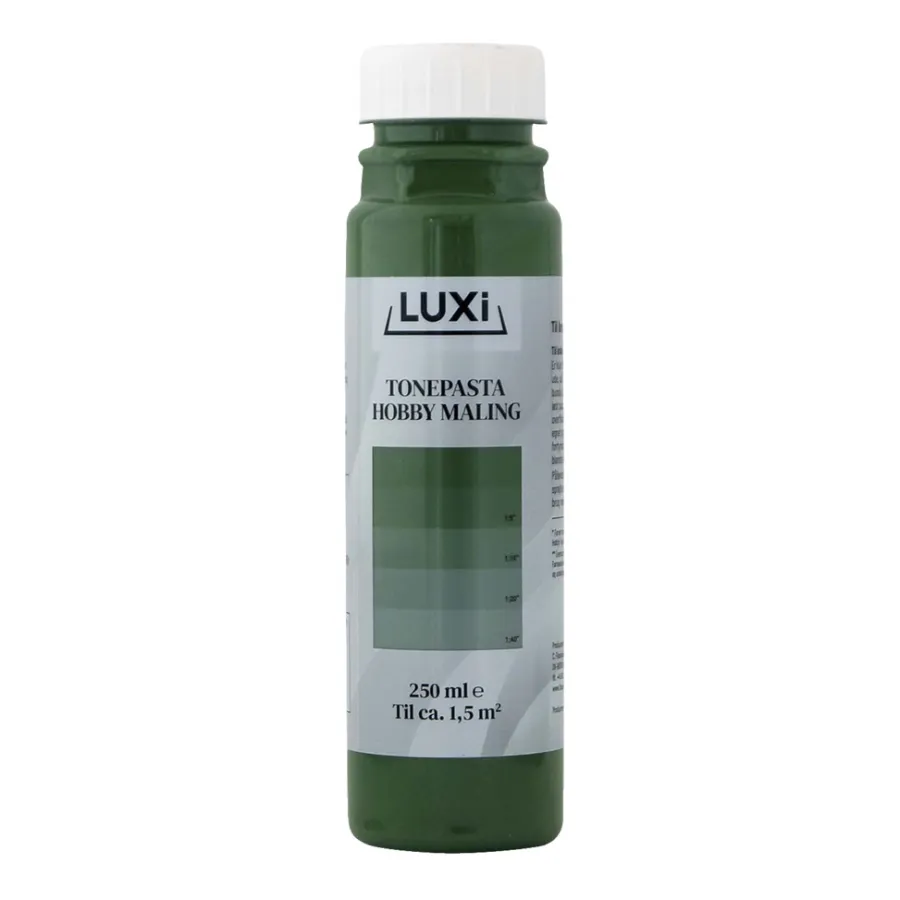 LUXI® Tonepasta*Tonepasta mørk grøn 0,25 liter - 913 Mørk grøn