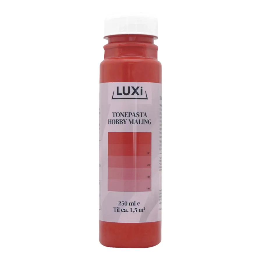 LUXI® Tonepasta*Tonepasta rød 0,25 liter - 909 Rød