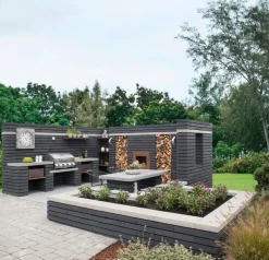 Betongruppen RBR Læ- & Støttemure*Topplade Nordic Wall koks