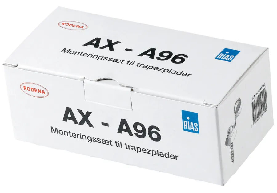Rodena Tagplader*Topskrue monteringssæt A96 100 stk. 4 x 45 mm