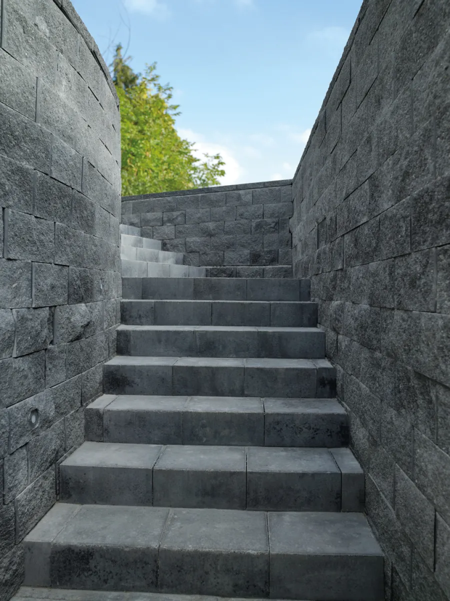 Betongruppen RBR Havefliser & Belægningssten*Trappetrin sten koks 60 x 35 x 15 cm