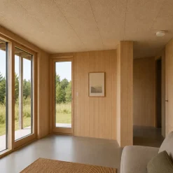 Loftbeklædning*Træbeton K5 600 x 1200 mm - webshop Natur