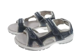 Træsko & Fodtøj*Trekkingsandaler dame læder str. 40 Denimfarvet