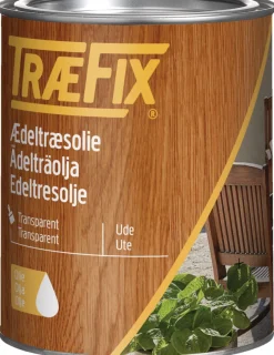 TræFix® Træolie*ædeltræsolie klar 1 liter Teak