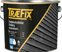 TræFix® Træbeskyttelse*træbeskyttelse heldækkende 2,5 liter Hvid