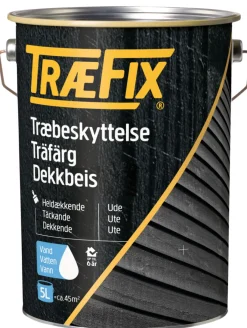 TræFix® Træbeskyttelse*træbeskyttelse heldækkende 5 l Hvid