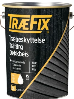 TræFix® Træbeskyttelse*træbeskyttelse heldækkende svenskrød 5 l Svenskrød (svarende til NCS S 6030-Y70R og RAL 3009)