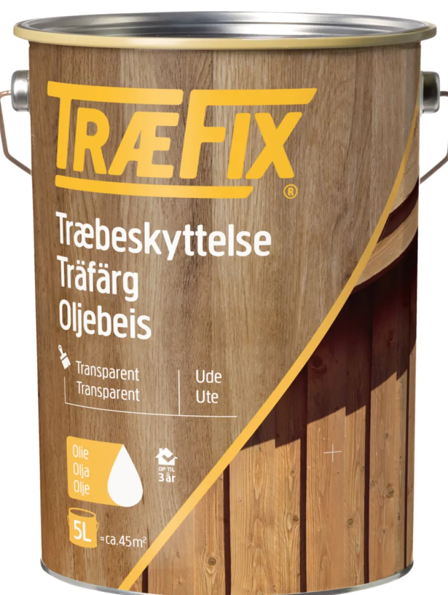 TræFix® Træbeskyttelse*træbeskyttelse transparent klar 5 l