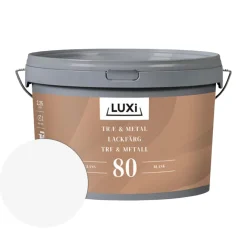 LUXI® Træ- & Metalmaling*Træ & Metal 80 2,25 liter - Hvid