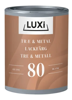 LUXI® Træ- & Metalmaling*Træ & Metal 80 0,75 liter - Hvid