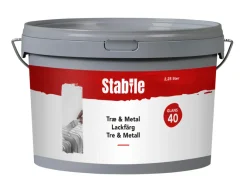 Stabile® Træ- & Metalmaling*Træ & Metal 40 modehvid maling 2,25 liter - Modehvid (NCS-kode s1002-y20r)