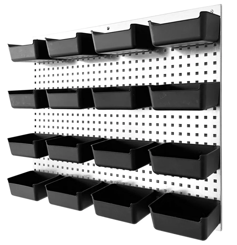 Trolla Arbejdsborde & Reoler*værkstedvæg 16 bokse 557 x 455 mm