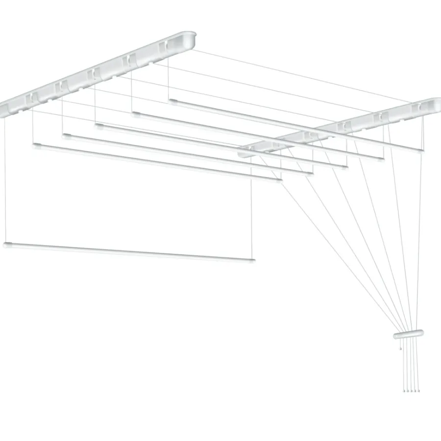 Tørrestativer*Tørrestativ m/snoretræk lofthængt 90 x 51 cm