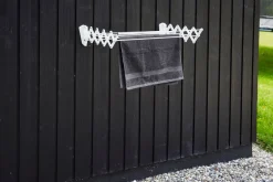 Tørrestativer*Tørrestativ til væg hvid 60 x 45 x 13 cm