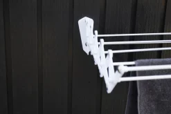 Tørrestativer*Tørrestativ til væg hvid 60 x 45 x 13 cm