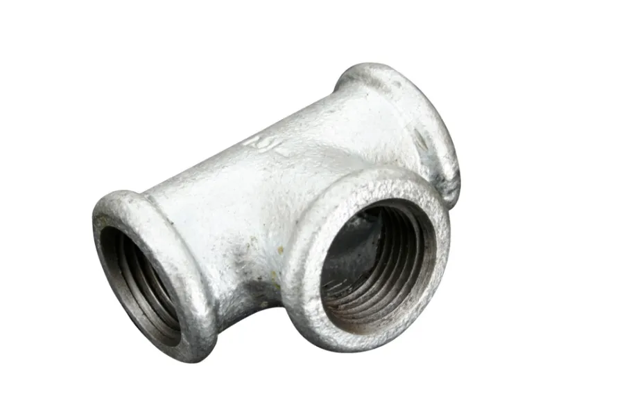 Galvaniserede*T-stykke galvaniseret 3/4"