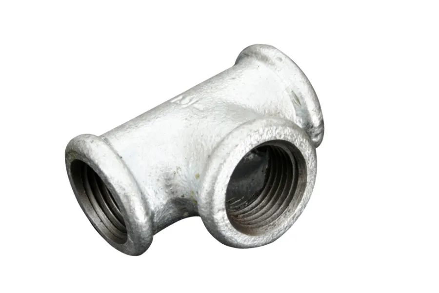 Galvaniserede*T-stykke galvaniseret 1/2"