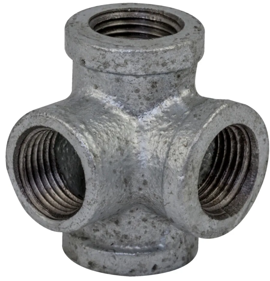 Galvaniserede*T-stykke galvaniseret hjørne 1/2"