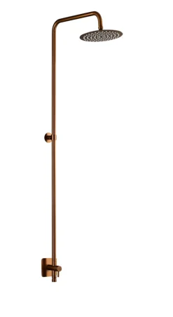 Udendørsbrusere*Udebruser kobberfinish t/koldt vand Ø20 cm