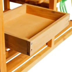 Nordic Play Legetøj*Udekøkken m/tilbehør træ 77 x 32 x 95 cm -