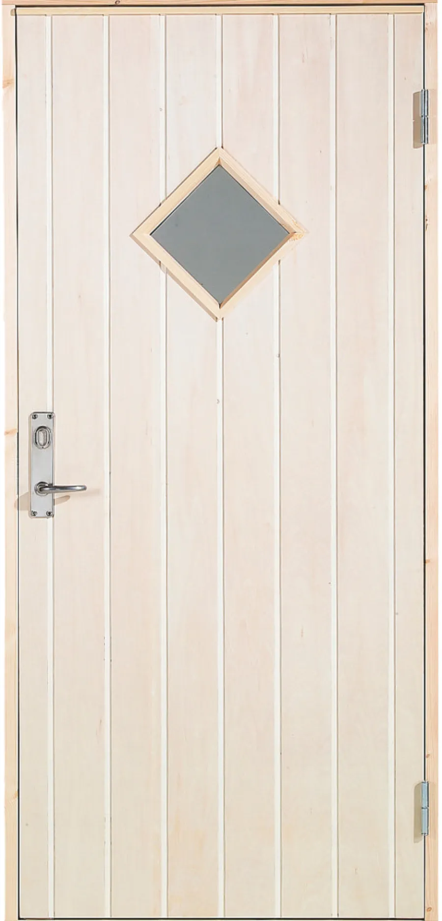 Døre & Karme*Udhusdør m/rude venstrehængt 94,8 x 205 cm