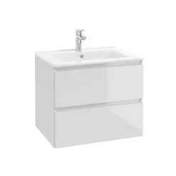 REN Badeværelsesmøbler*Underskab Deluxe 60 cm - blank hvid