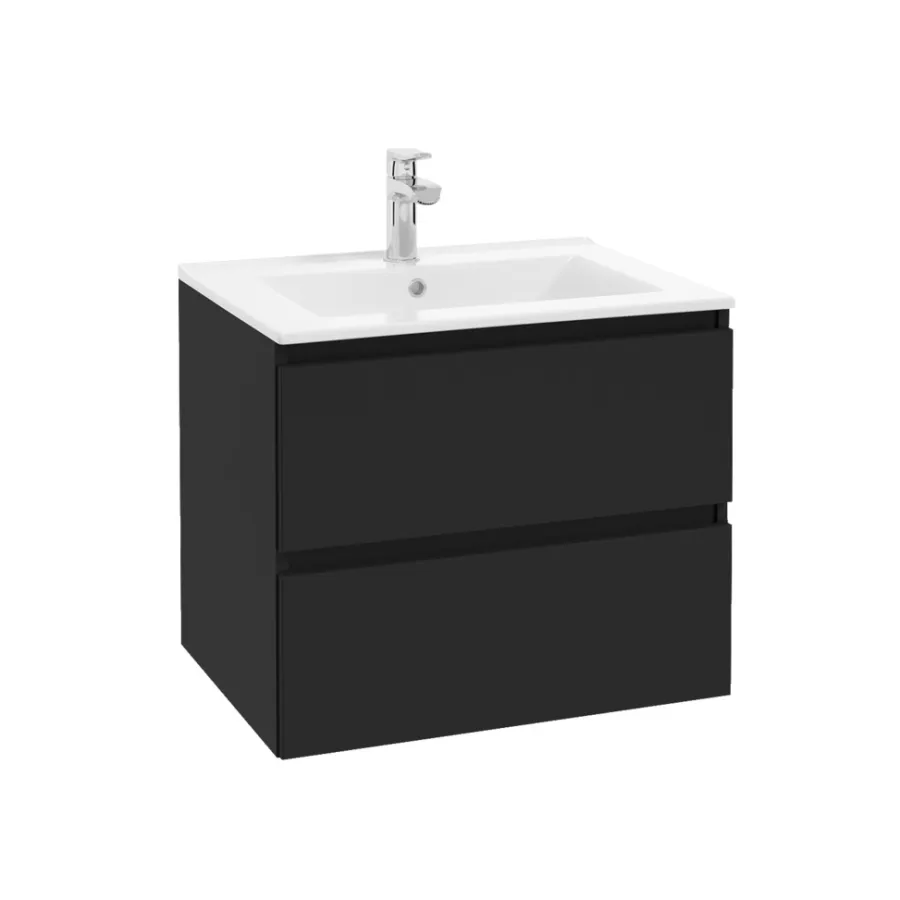 REN Badeværelsesmøbler*Underskab Deluxe 60 cm - mat sort
