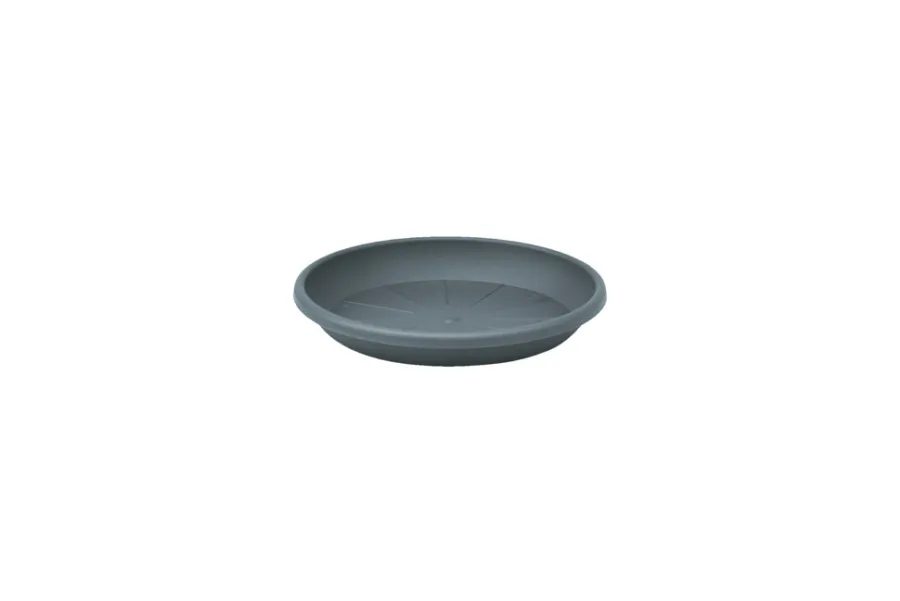 Krukker*Underskål Cylindro plast Ø17 cm Grå