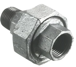Galvaniserede*Union galvaniseret 1/2" - muffe/nippel
