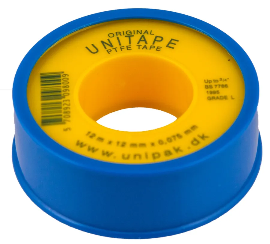 Unipak Gulvvarme*Original Unitape PTFE 12 mm x 12 meter