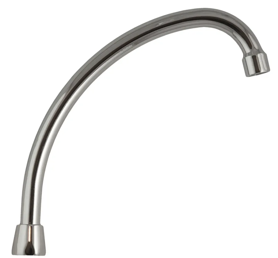 Vvs-Artikler*Universal J-tud 200 mm krom