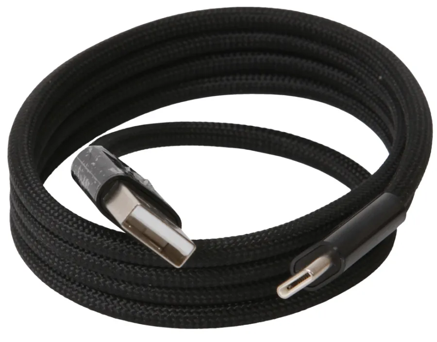 PhoneFood Lyd & Tilbehør Til Mobiltelefoner|Kabler & Adaptere*USB-A til USB-C magnetisk kabel 1 meter sort