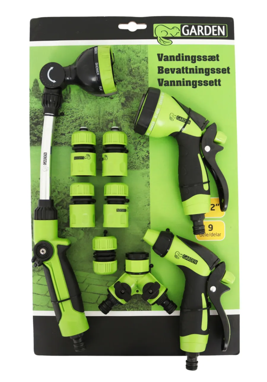 Garden® Koblinger & Sprøjtepistoler*Vandingsæt 9 dele –