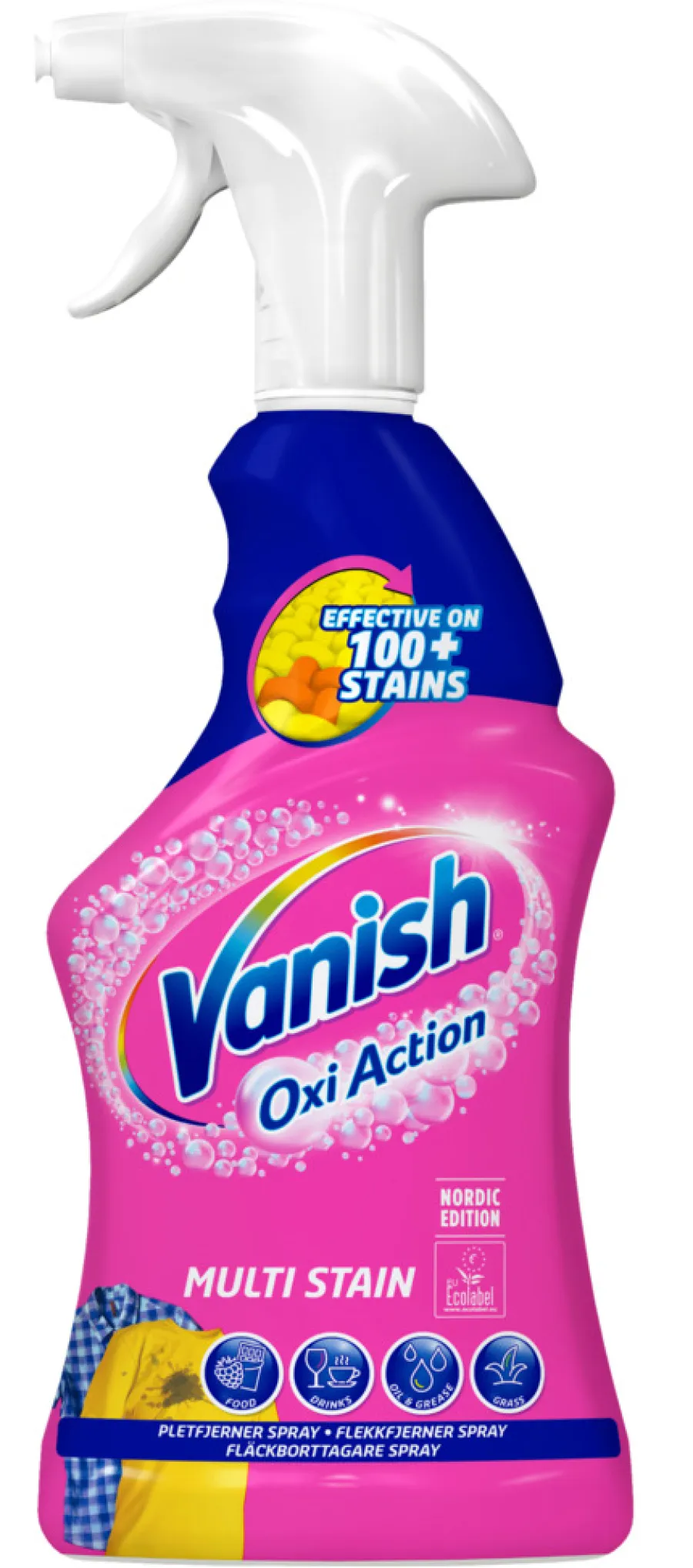 Vanish Vaskemiddel|Rengøringsmidler*Oxi Action pletfjernerspray 750 ml