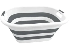 Sunlife® Vasketøjskurve*Vasketøjskurv foldbar 40 liter -