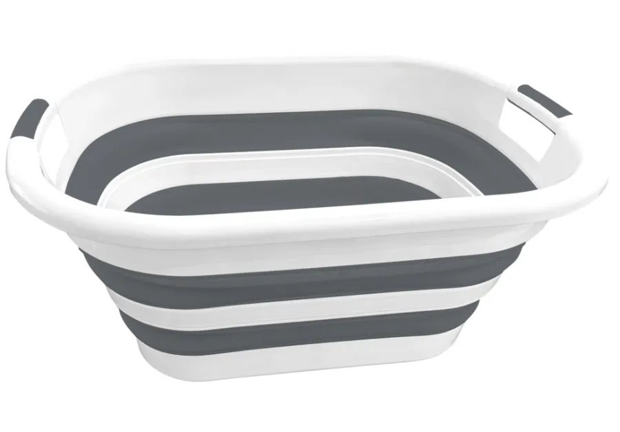 Sunlife® Vasketøjskurve*Vasketøjskurv foldbar 40 liter -