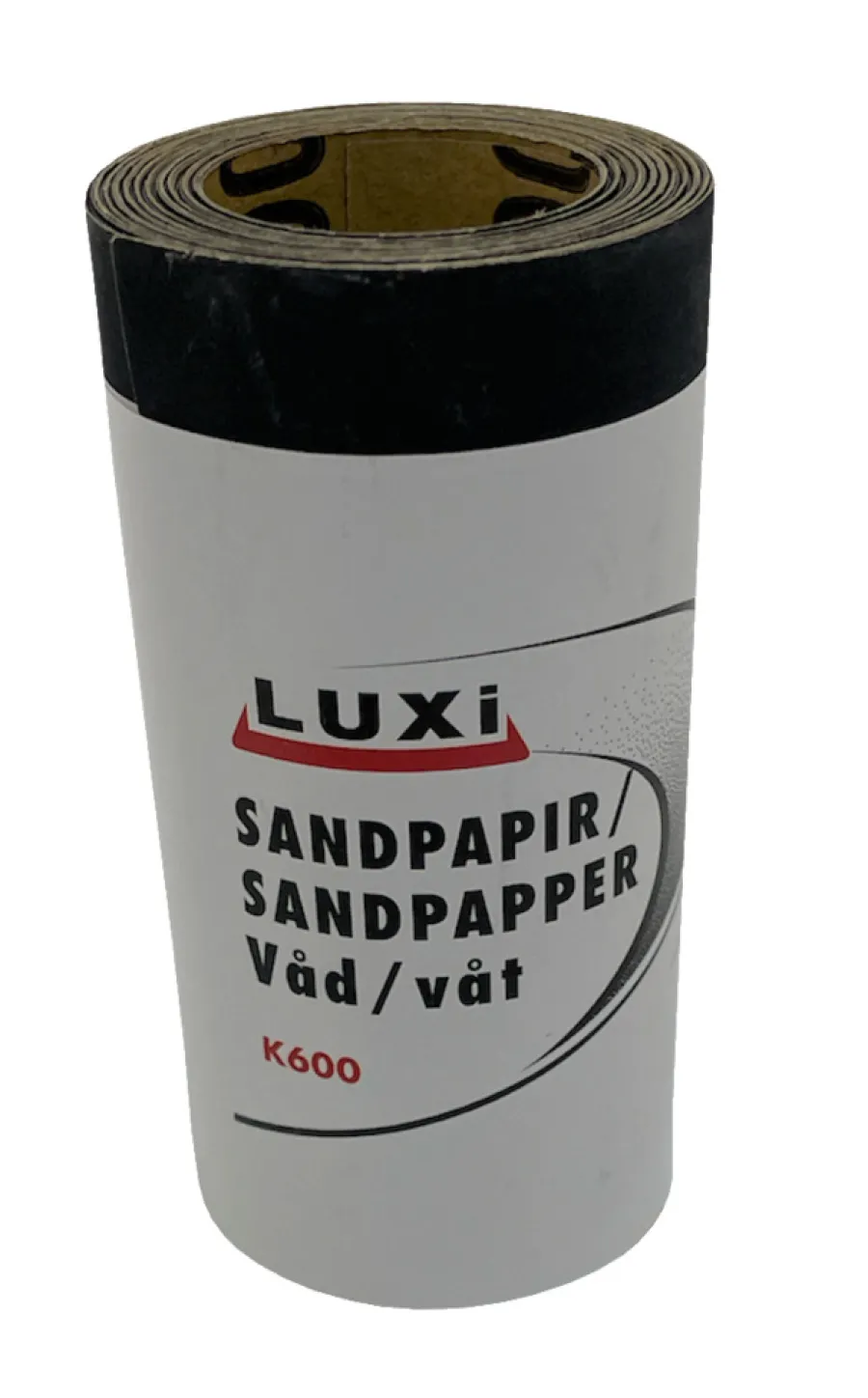 LUXI® Sandpapir*Vådslibepapir korn 600, 93 mm x 5 meter -