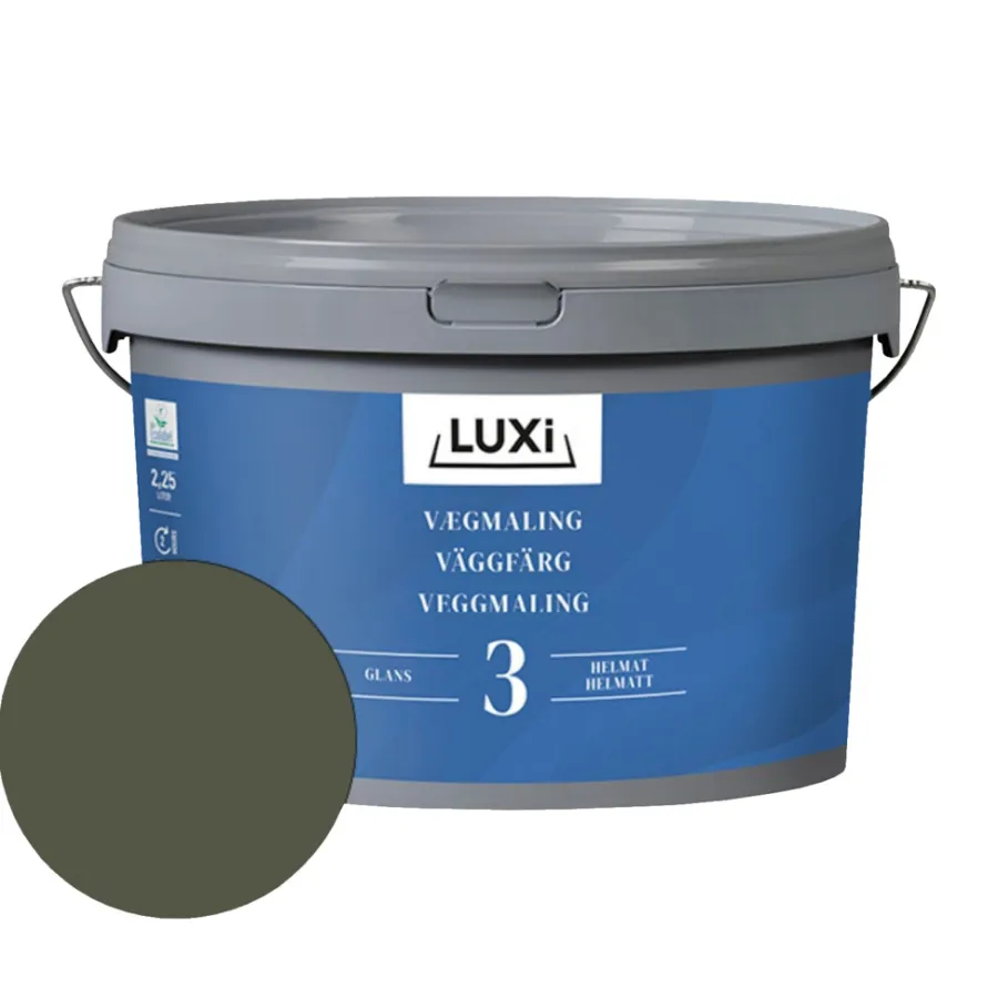 LUXI® Vægmaling*Vægmaling 3 aftenskov 2,25 liter - Aftenskov (NCS-kode s8010-g50y)
