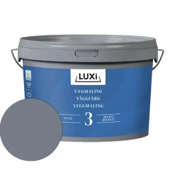 LUXI® Vægmaling*Vægmaling 3 havblå 2,25 liter - Havblå (NCS-kode s6010-r90b)