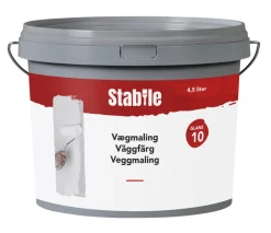 Stabile® Vægmaling*Vægmaling 10 4,5 liter - Hvid