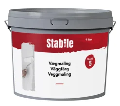 Stabile® Vægmaling*Vægmaling 5 9 liter - Hvid