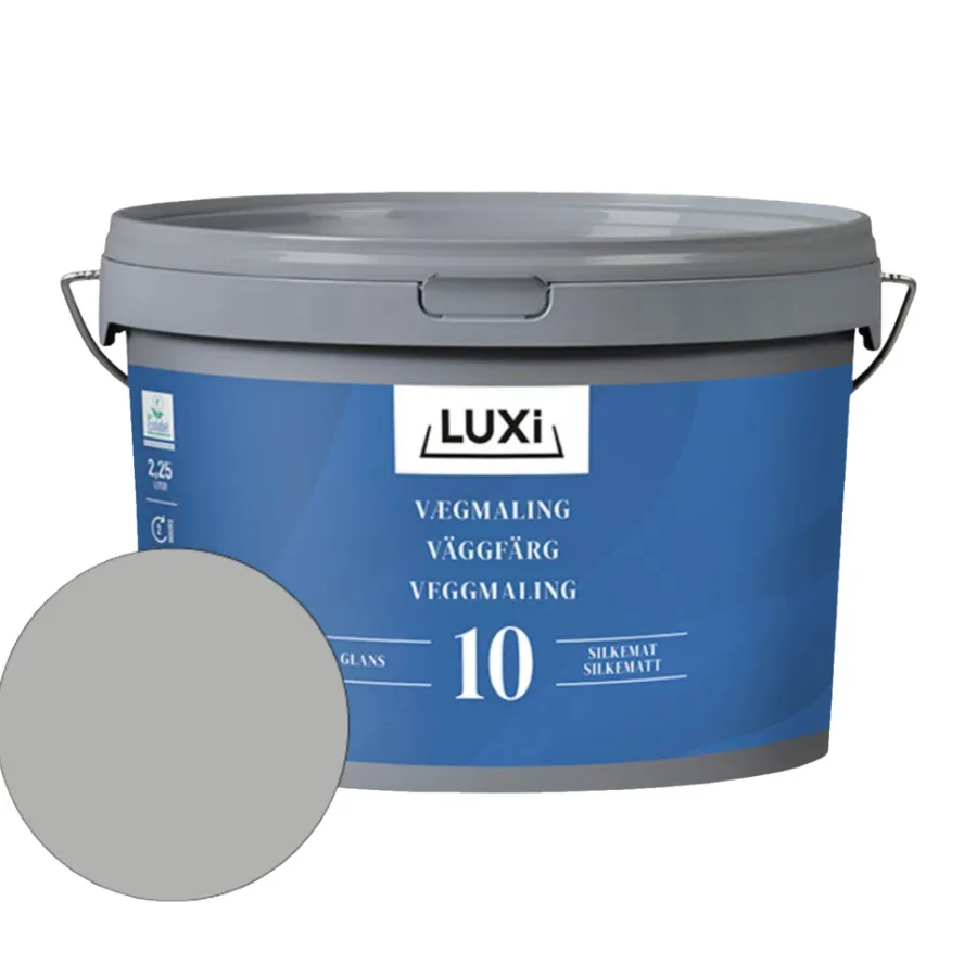 LUXI® Vægmaling*Vægmaling 10 2,25 liter - Lys grå