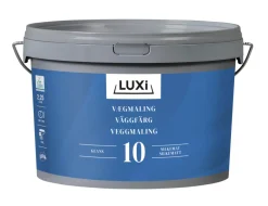 LUXI® Vægmaling*Vægmaling 10 mørkegrå 2,25 liter - Mørkegrå (NCS-kode s7005-b20g)