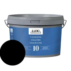 LUXI® Vægmaling*Vægmaling 10 2,25 liter - Sort