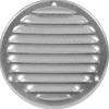 Ventilation*Vægrist med net Ø165 mm - galvaniseret
