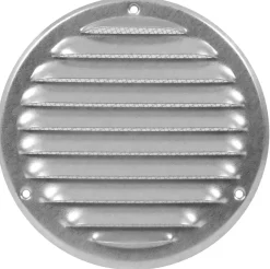 Ventilation*Vægrist med net Ø165 mm - galvaniseret