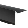 JUAL Tagpap & Asfalt*Vindskede sort aluminium 75 x 20 x 80 x 1000 mm