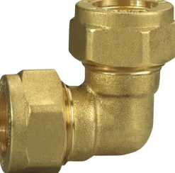 Fittings Til Rør*Vinkel klemring til kobberrør messing 15 x 15 mm