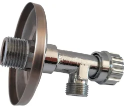 Haner & Ventiler*Vinkelventil 1/2" x 3/8" / 10 mm lang